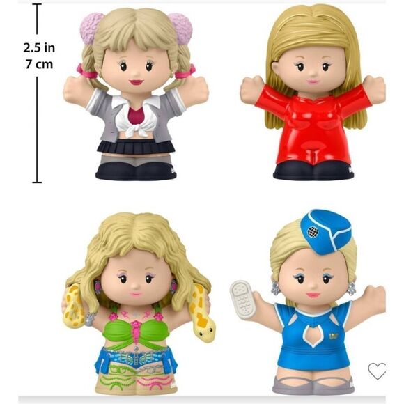 Fisher-Price Little People BRITNEY SPEARS Collector Figures, 4pk - New/ Sealed! - Picture 5 of 12